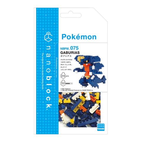 《 Nano Block 迷你積木 》NBPM_075 精靈寶可夢 烈咬陸鯊