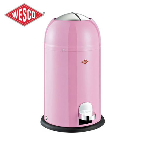 WESCO騎士桶/腳踏式垃圾桶12L-粉紅