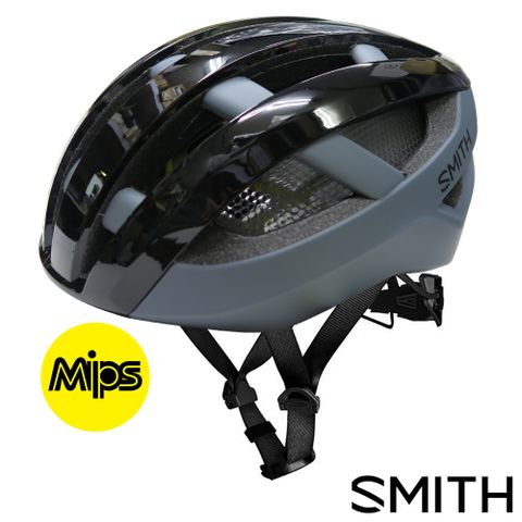 美國SMITH Network MIPS® Koroyd®蜂巢結構單車安全帽-亮黑