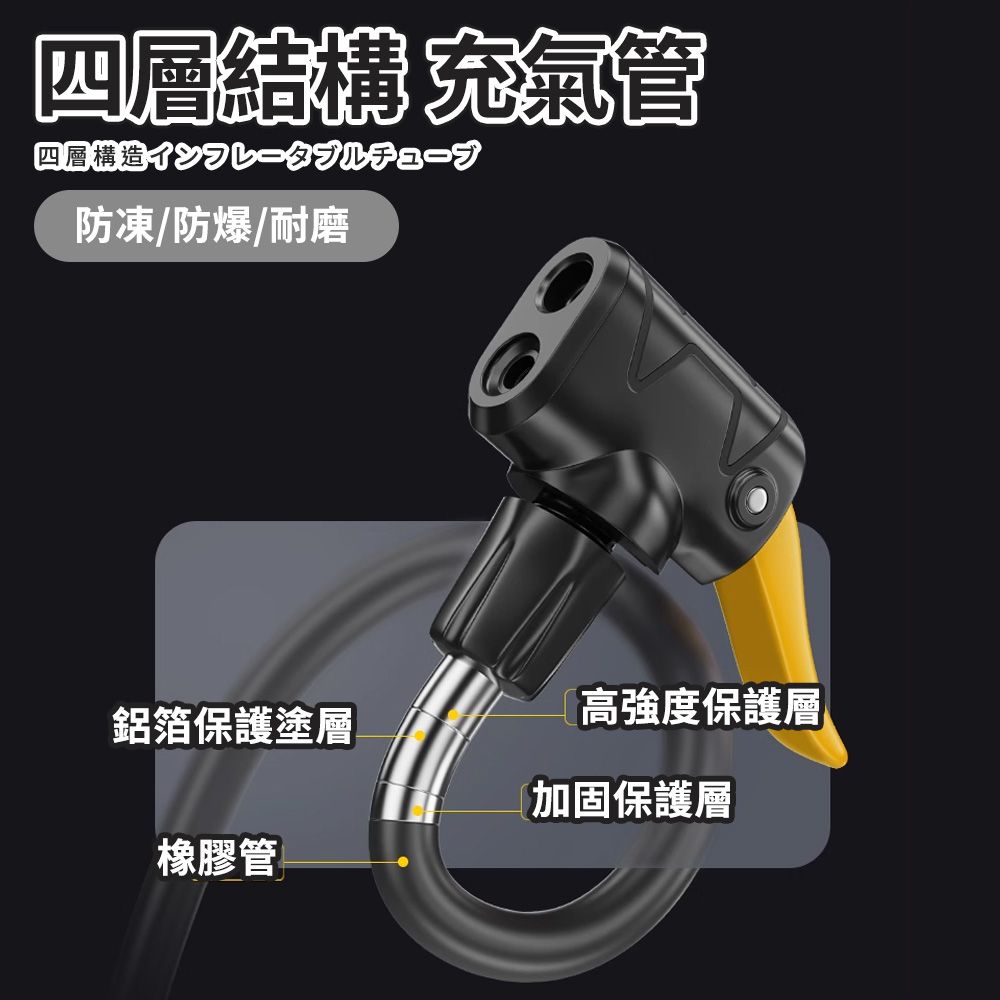  【幕日嚴選】打氣筒 打氣桶 腳踏車打氣筒 快速充氣 四層結構 三用氣嘴 可讀氣壓表(防凍/防爆/耐磨)