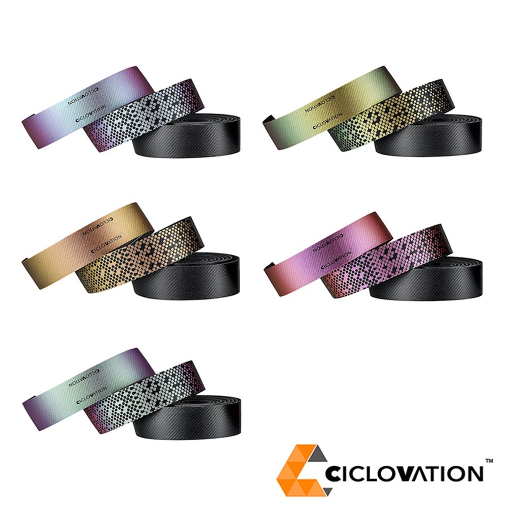 CICLOVATION 進階款 皮質觸感手把帶 變色龍系列 (握把帶/手把/把手/單車/自行車)