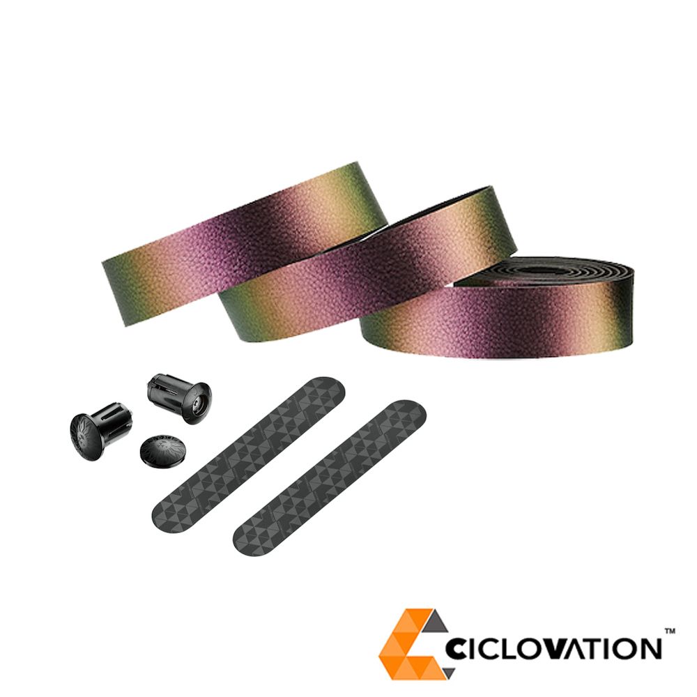 CICLOVATION 進階款寶麗觸感手把帶 幸福極光系列 多色 (握把帶/手把/把手/單車/自行車)