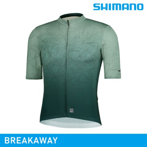 【城市綠洲】SHIMANO BREAKAWAY 短袖車衣 / 青苔綠