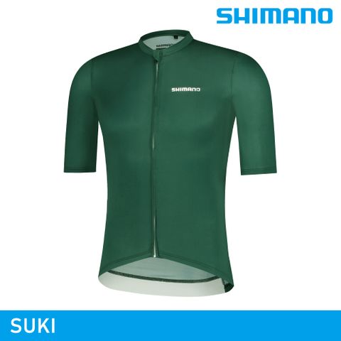 SHIMANO 禧瑪諾 【城市綠洲】 SUKI 短袖車衣 / 綠色