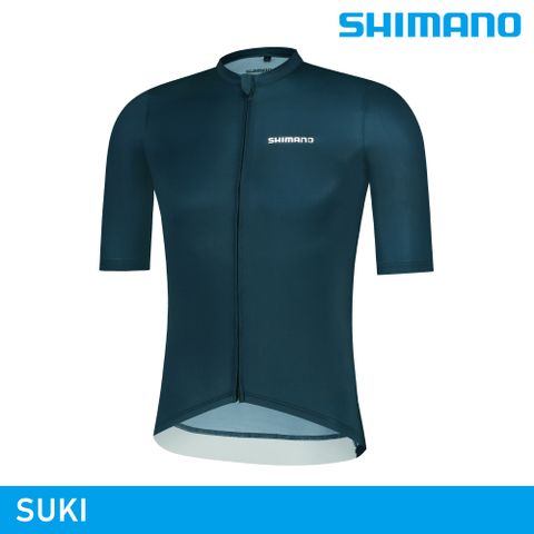 SHIMANO 禧瑪諾 【城市綠洲】 SUKI 短袖車衣 / 海軍藍