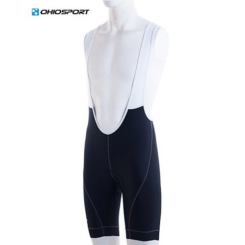 【路達自行車衣百貨】OHIOSPORT 立體切邊吊帶車褲 560020206