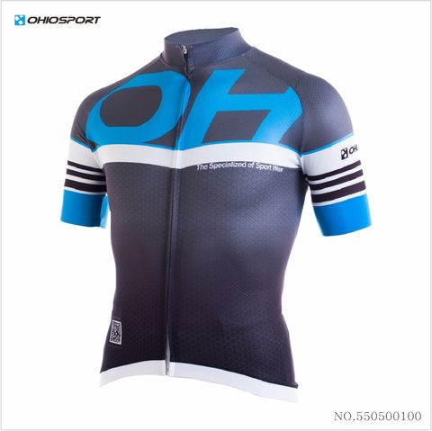 【路達自行車衣百貨】OHIOSPORT-1701Racing系列車衣-藍色