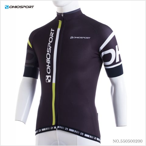 【路達自行車衣百貨】OHIOSPORT 1702-Racing系列車衣-黑色