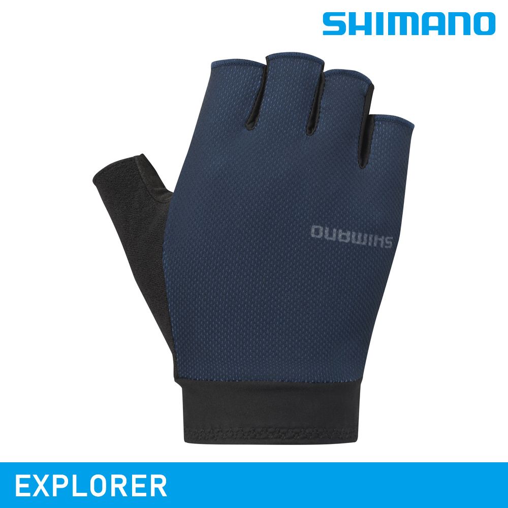 SHIMANO 禧瑪諾 【城市綠洲】 EXPLORER 手套 / 海軍藍 (男款)