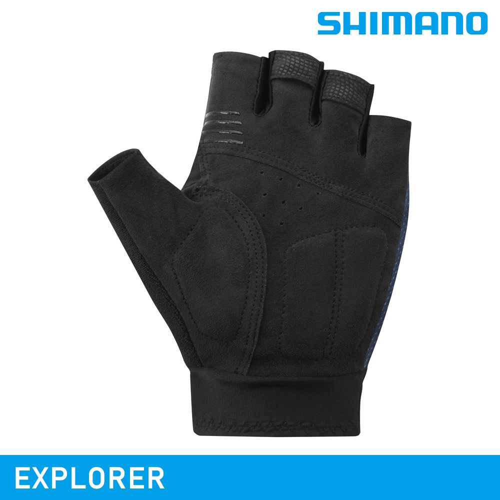 SHIMANO 禧瑪諾 【城市綠洲】 EXPLORER 手套 / 海軍藍 (男款)