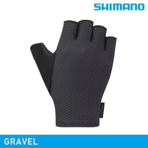 【城市綠洲】SHIMANO GRAVEL 手套 / 炭灰色 (男款)
