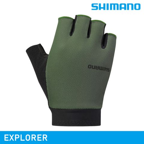 SHIMANO 禧瑪諾 【城市綠洲】 EXPLORER 手套 / 卡其綠 (男款)