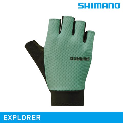 SHIMANO 禧瑪諾 【城市綠洲】 EXPLORER 女用手套 / 藍綠色