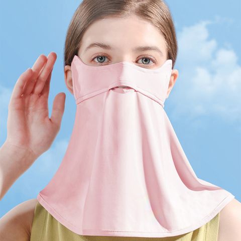 【BeOK】戶外防曬冰絲透氣口罩 護頸遮陽面罩(多色可選)