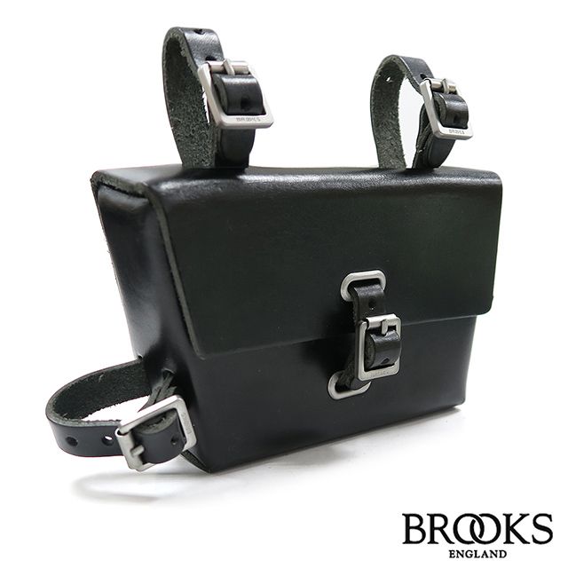 BROOKS 英國 B4 Leather Frame Bag手工製牛皮上管包-黑色