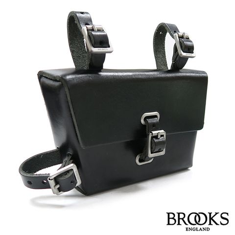 英國BROOKS B4 Leather Frame Bag手工製牛皮上管包-黑色