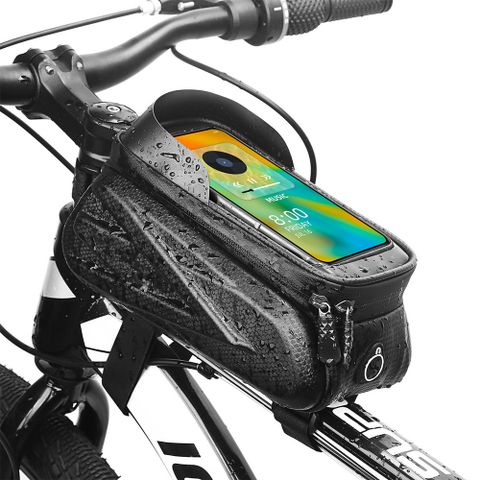 自行車包 登山車包 手機觸控硬殼前樑包/上管包