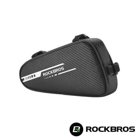 《ROCKBROS洛克兄弟》自行車反光三角袋 1.2L (三角包/下管袋/車包/收納包/車袋/單車/置物/B75)
