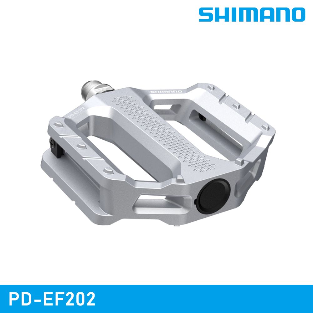 SHIMANO 禧瑪諾 【城市綠洲】 PD-EF202 平面踏板 / 銀色