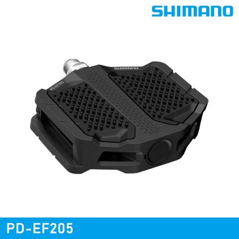 SHIMANO 禧瑪諾 【城市綠洲】 PD-EF205 平面踏板 / 黑色