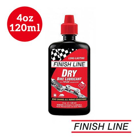 FINISH LINE Teflon Plus Dry 乾性潤滑劑 4oz/120ml 滴射頭