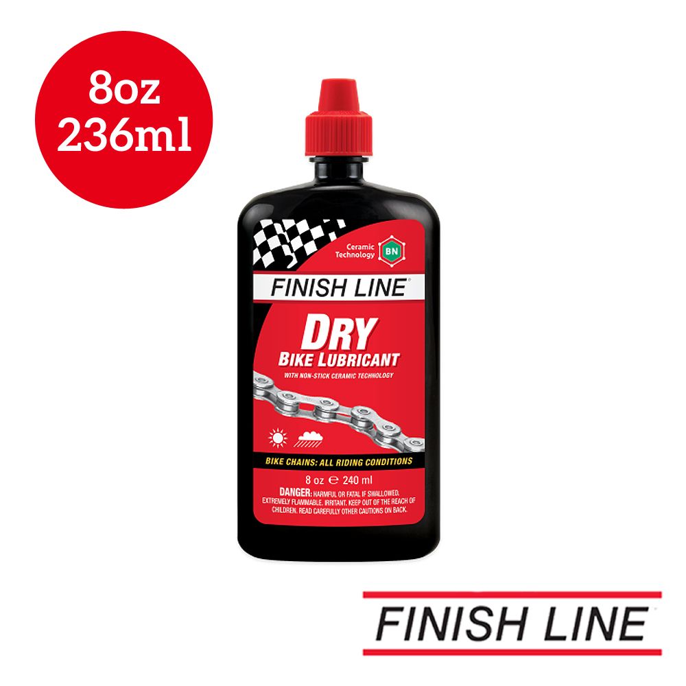 FINISH LINE Teflon Plus Dry 乾性潤滑劑 8oz/236ml 滴射頭