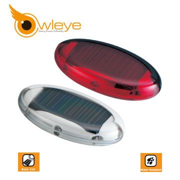 太陽能警示尾燈(紅光)、鋰電池
