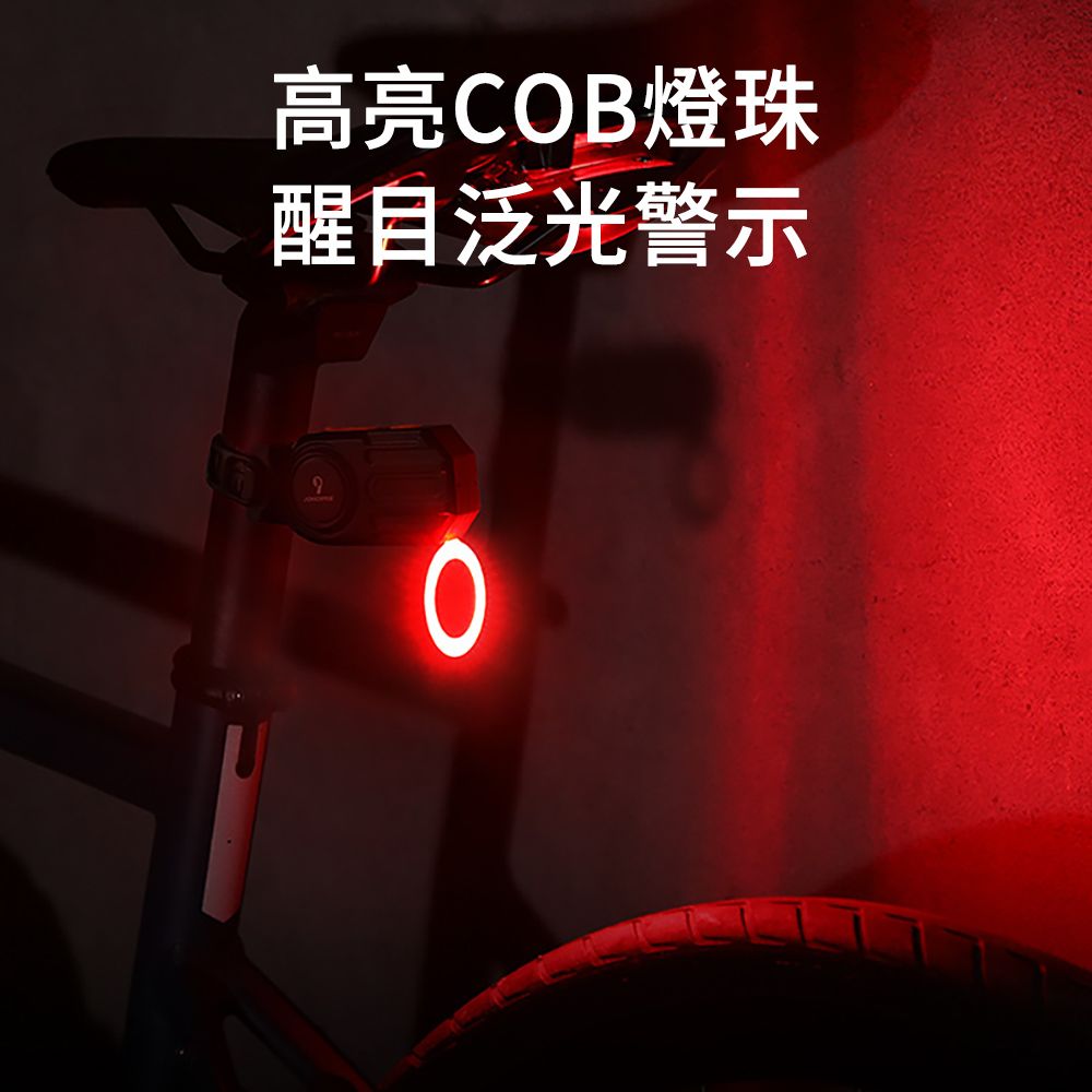 LUYOO 高亮警示自行車尾燈 USB充電單車後燈 夜騎尾燈 警示燈 照明燈 腳踏車燈 單車燈