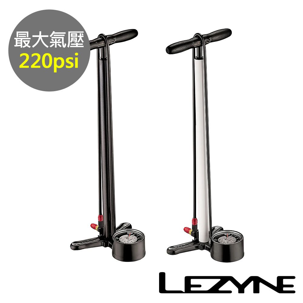LEZYNE 立地式打氣筒 220psi 美法嘴兩用 CLASSIC FLOOR DRIVE 3.5+ (直立式/灌氣/補胎/自行車/單車)