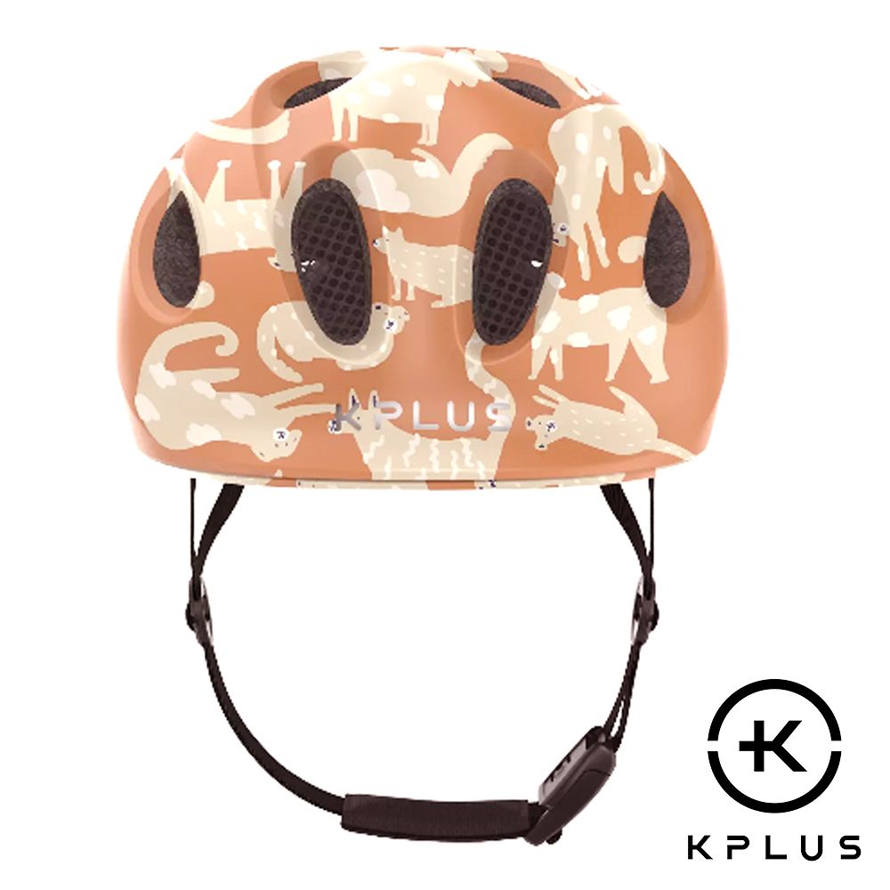 KPLUS  PUZZLE系列兒童休閒運動安全帽-奶油橘