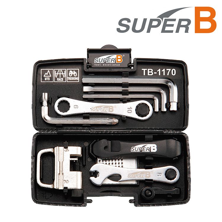 SUPER B(スーパービー) 自転車用工具セット 22点入 11速対応 95402 :s