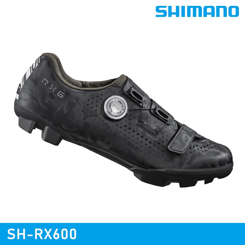SHIMANO 禧瑪諾 【城市綠洲】 SH-RX600 SPD 自行車卡鞋 / 黑色 (男款)