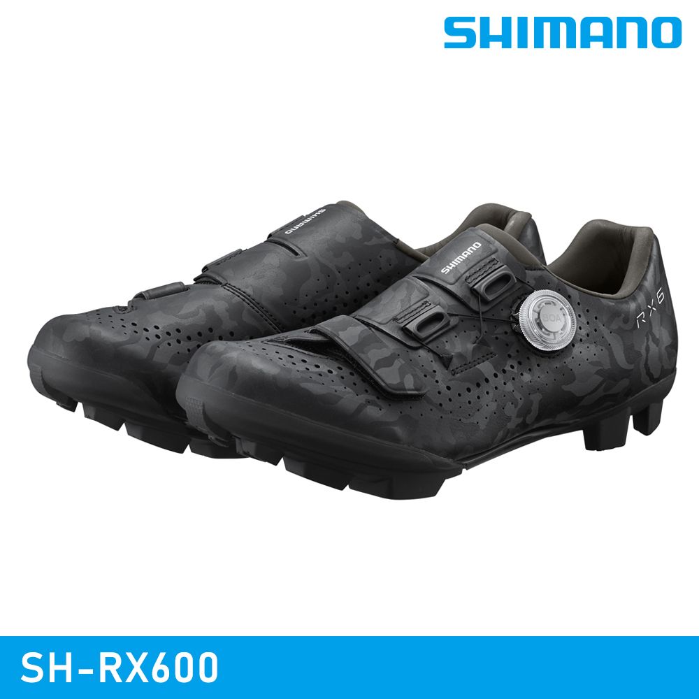SHIMANO 禧瑪諾 【城市綠洲】 SH-RX600 SPD 自行車卡鞋 / 黑色 (男款)