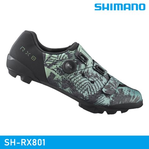 【城市綠洲】SHIMANO SH-RX801 SPD 自行車卡鞋 / 棕梠葉 (男款)
