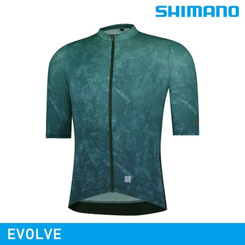 SHIMANO 禧瑪諾 【城市綠洲】 EVOLVE 短袖車衣 / 綠色