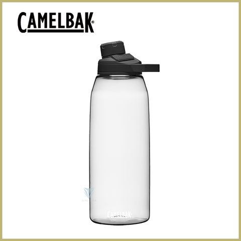 全新設計◎磁力瓶嘴蓋[CamelBak] 1500ml Chute Mag戶外運動水瓶 晶透白