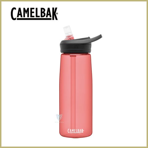 贈防塵蓋[CamelBak] 750ml eddy+多水吸管水瓶 玫瑰