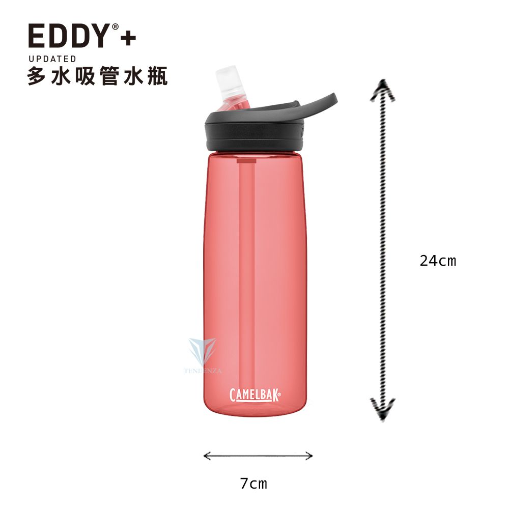 EDDY®+UPDATED多水吸管水瓶TENDENZACAMELBAK7cm24cm