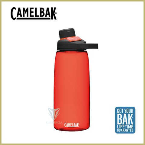 CamelBak [] 1000ml Chute Mag戶外運動水瓶 火焰紅