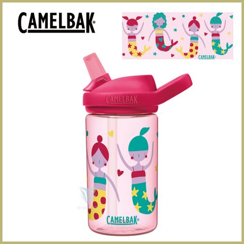 CamelBak [] 400ml eddy+ kids兒童吸管運動水瓶-娃娃美人魚