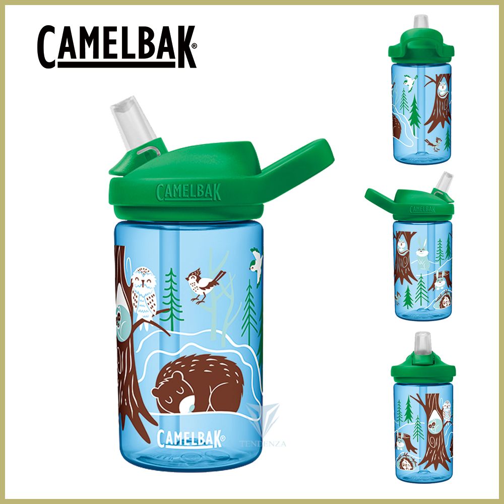 CamelBak [] 400ml eddy+ kids兒童吸管運動水瓶-冬眠動物