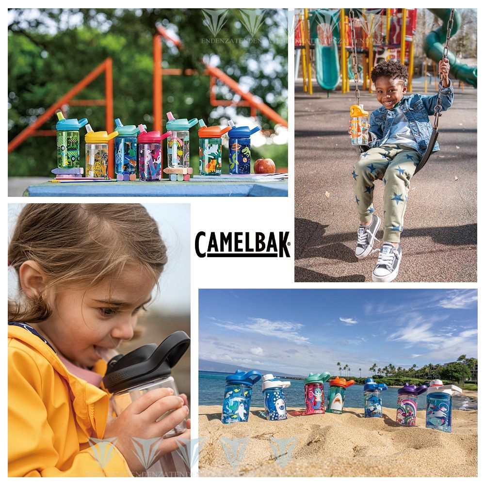 CamelBak [] 400ml eddy+ kids兒童吸管運動水瓶-冬眠動物