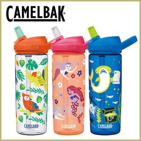 CamelBak 600ml eddy+兒童吸管運動水瓶