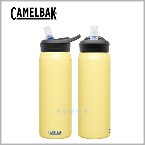 CamelBak 750ml eddy+多水吸管保冰/溫水瓶 濃黑