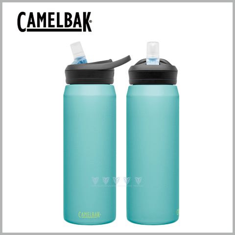 CamelBak 750ml eddy+多水吸管保冰/溫水瓶 清澈河流