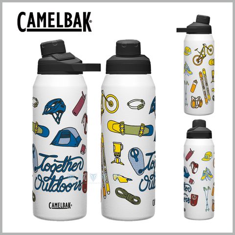 CamelBak CB1516004001- 1000ml CHUTE MAG 戶外運動保冰/溫水瓶 濃黑