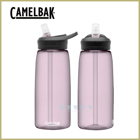 贈防塵蓋CamelBak 1000ml eddy+多水吸管水瓶 透藍