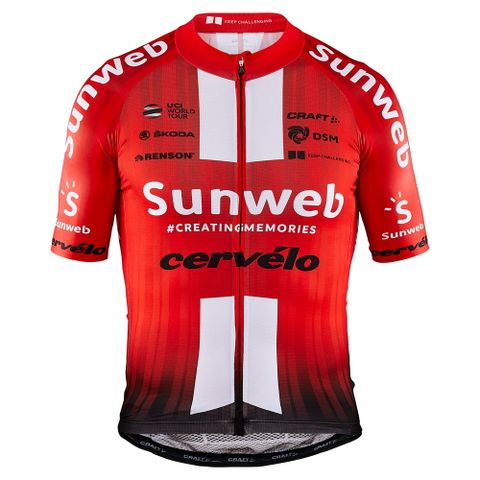 CRAFT 瑞典 Team Sunweb AeroLight 19s 短袖男車衣【選手版】 1908206-426000 紅色