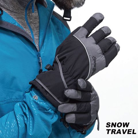 SNOW TRAVEL AR-73 英國Ski-Dri 觸控保暖手套 黑