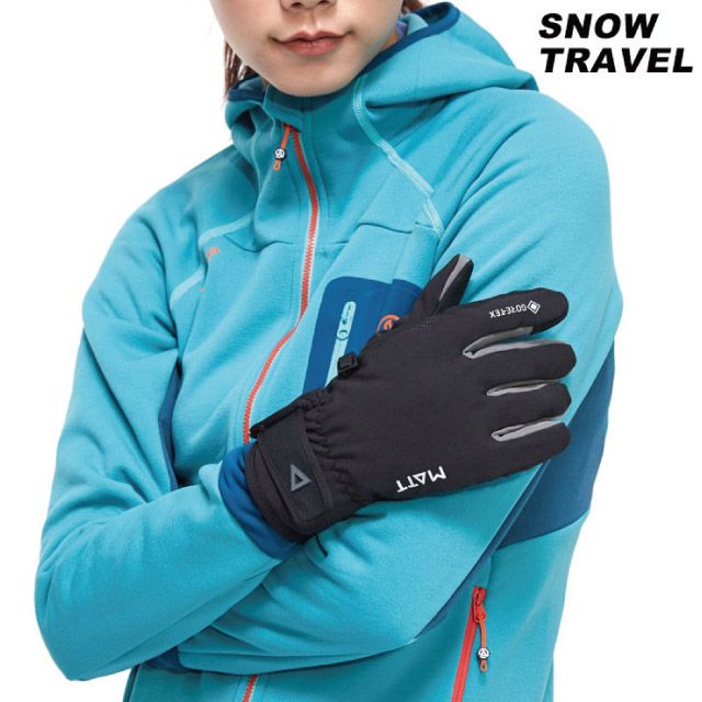 SNOW TRAVEL 雪之旅  AR-75 GoreTex防水透氣可觸控手套 黑